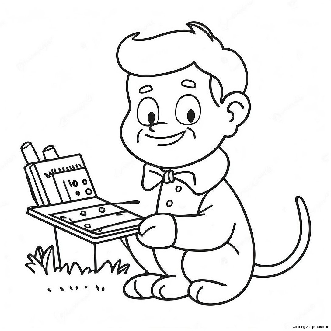 Clever Sam In Action Coloring Page 40819