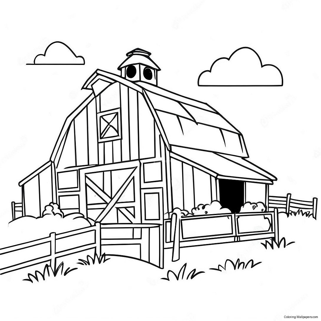 Click Clack Moo Cozy Barn Coloring Page 56259