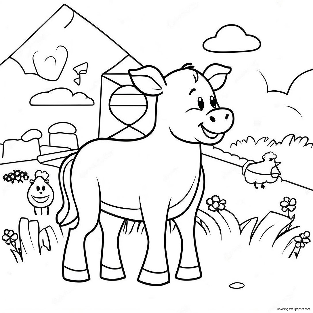 Click Clack Moo Farm Animals Coloring Page 56255