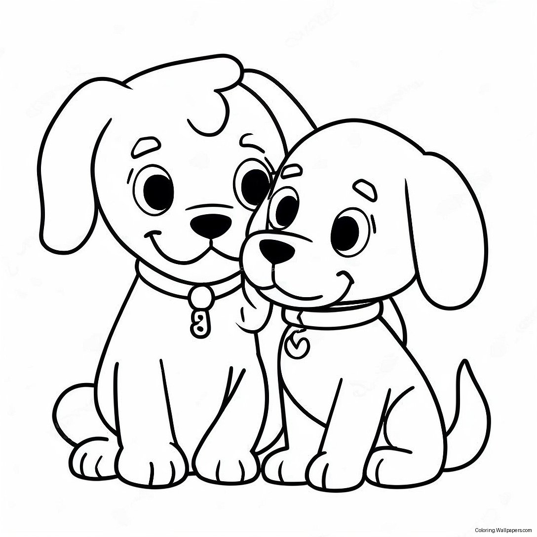 Clifford And Emily Elizabeth Coloring Page 2083