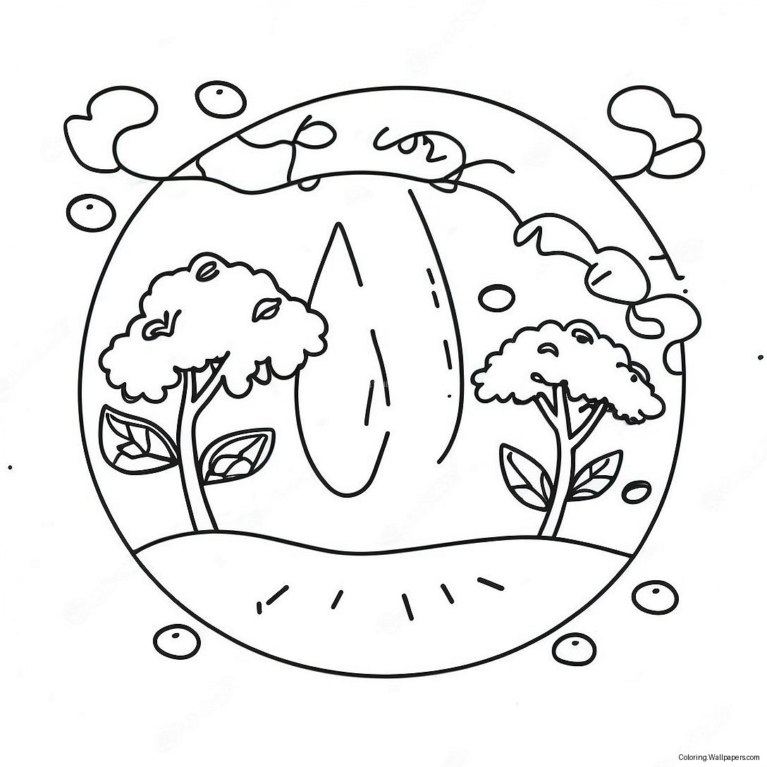 Climate Change Awareness Coloring Page 24513