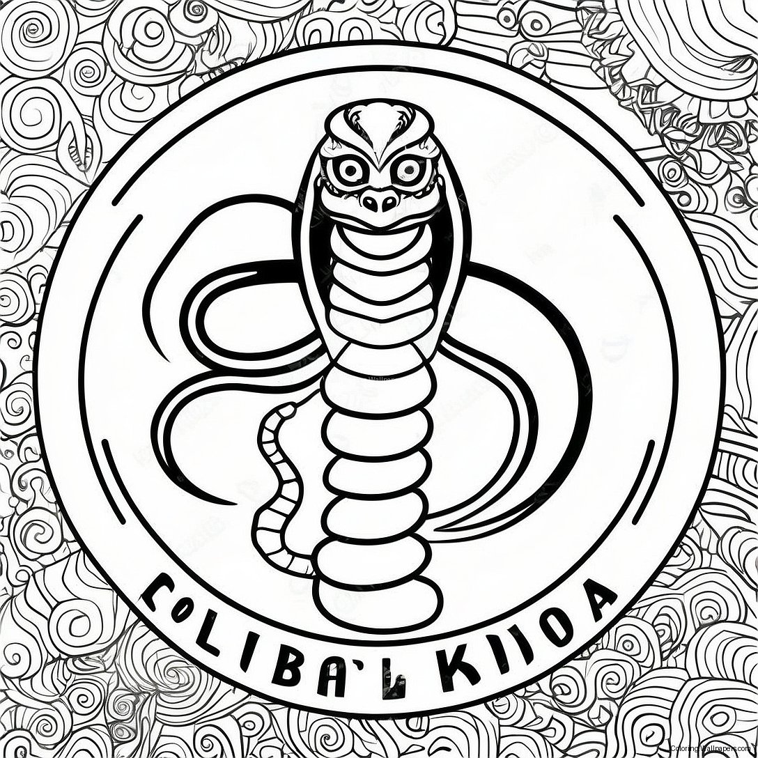 Cobra Kai Logo Coloring Page 6307