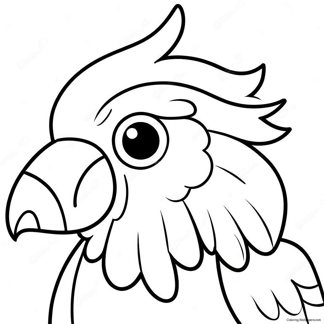 Cockatoo Coloring Page 49989