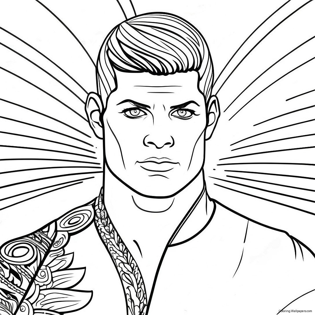 Cody Rhodes Målarbild 7230