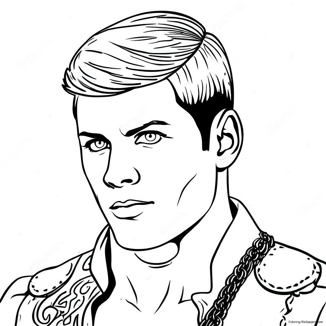 Página Para Colorear De Cody Rhodes 7232