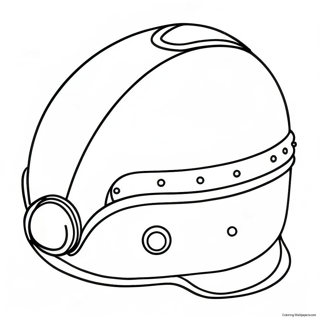 Bunte Abenteuerhelm Ausmalbild 26381