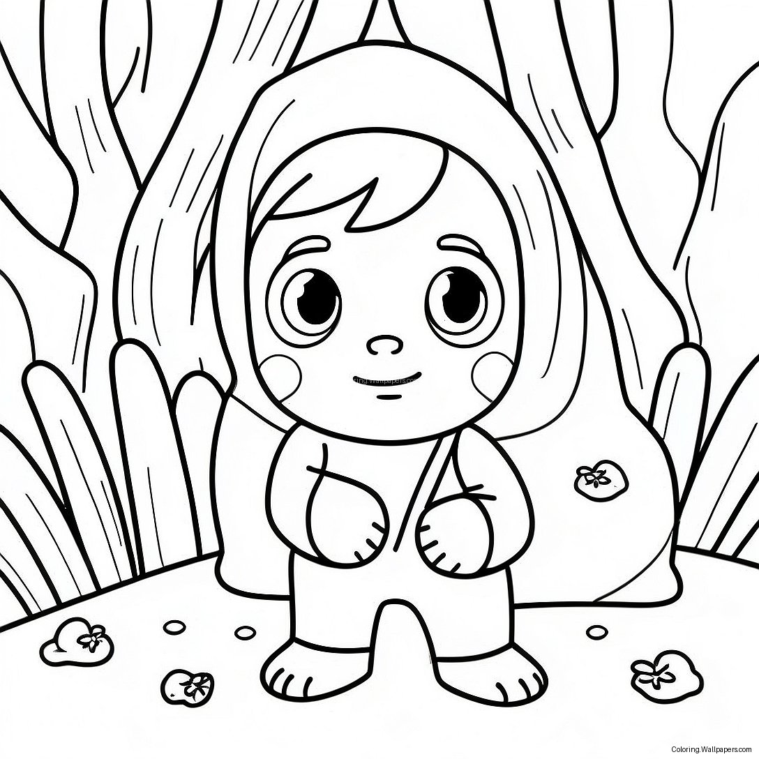 Colorful Afikoman Hiding Coloring Page 48978