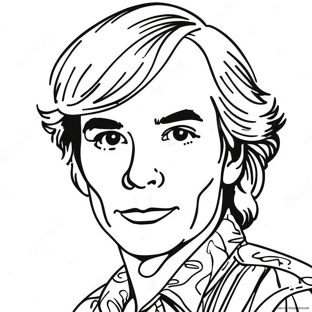 Colorful Andy Warhol Art Coloring Page 14697