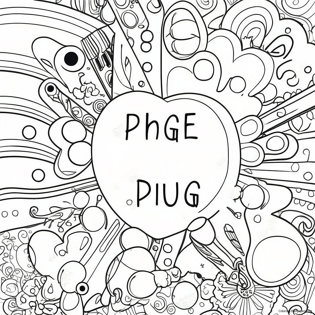 Colorful Anti-Drug Message Coloring Page 49075