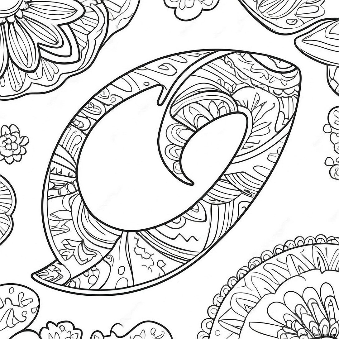 Colorful Boomerang In Flight Coloring Page 46199