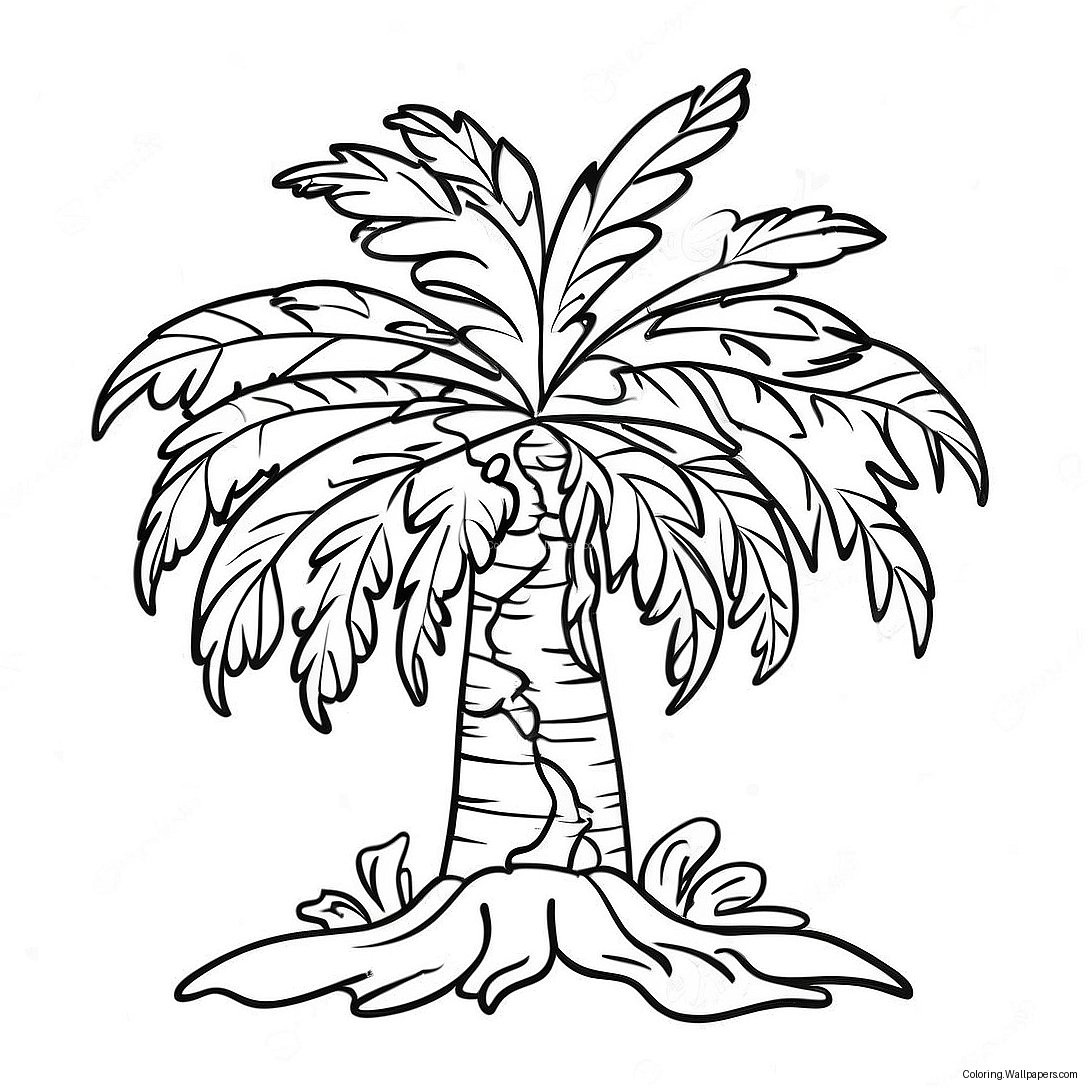 Colorful Chicka Chicka Boom Boom Tree Coloring Page 15643