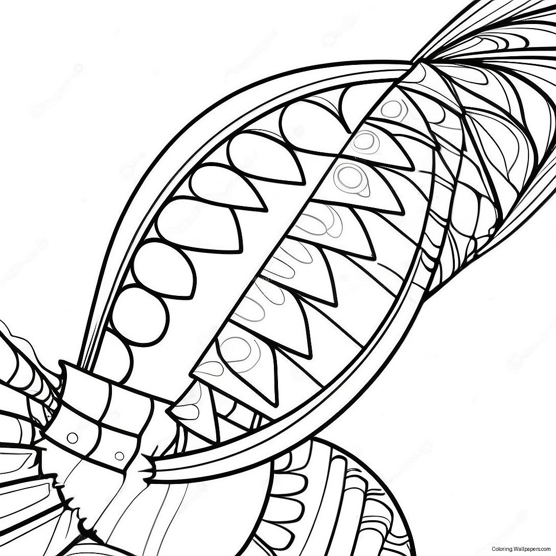 Colorful Dna Helix Coloring Page 20578