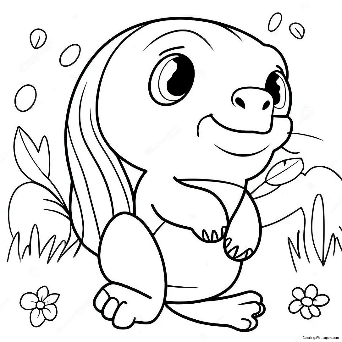 Colorful Flippy Animals Coloring Page 57403