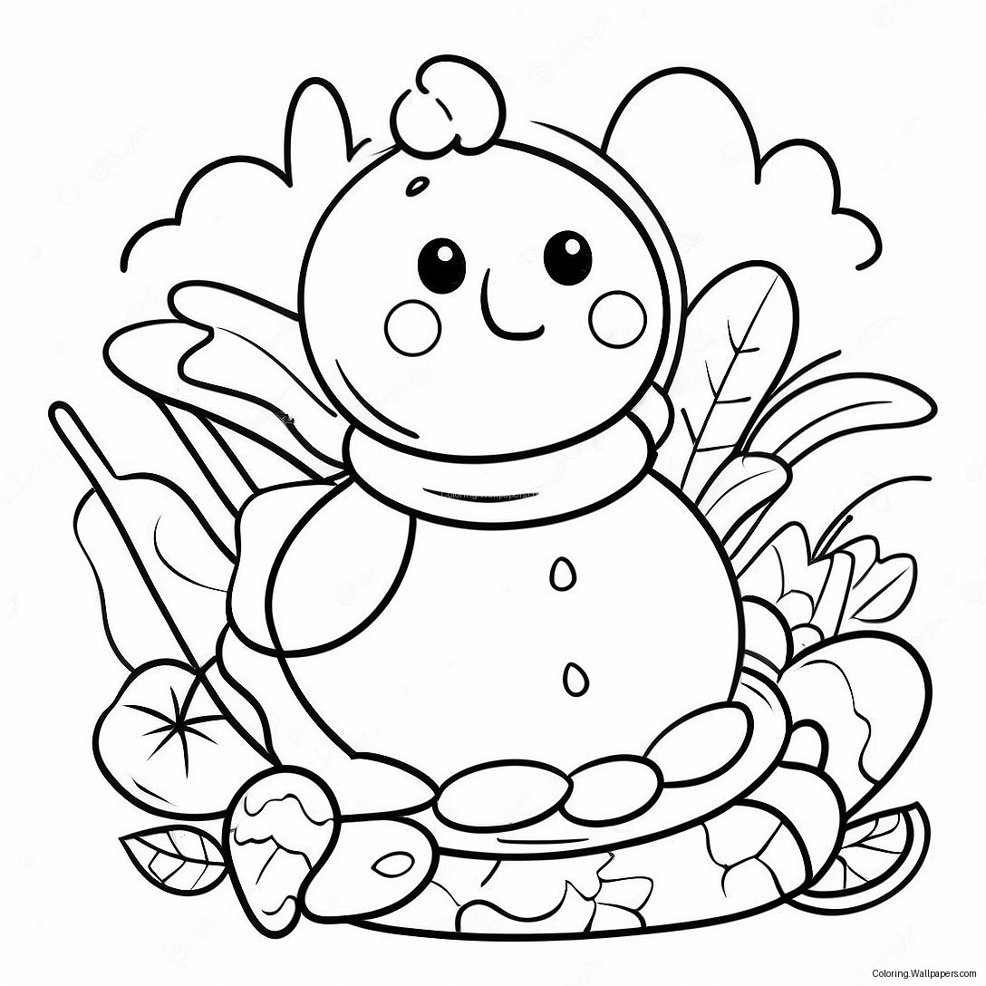 Colorful Hooky Scene Coloring Page 32104