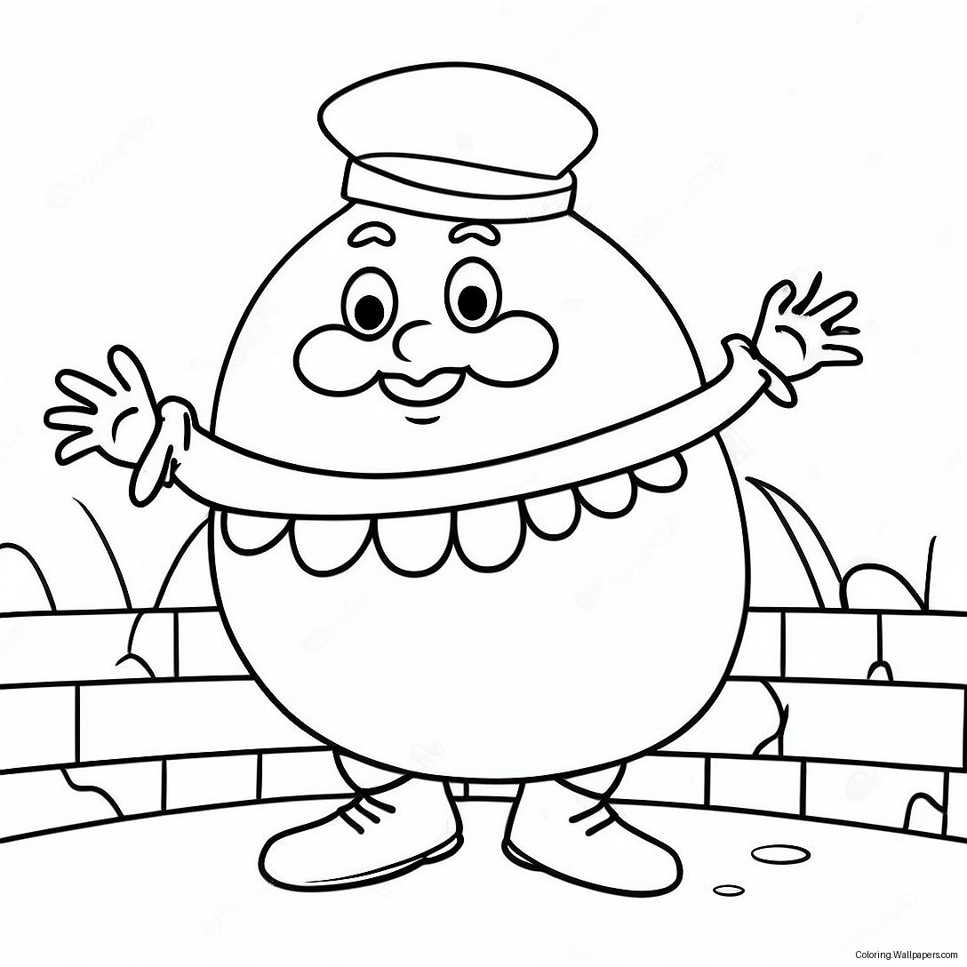 Pagini De Colorat Humpty Dumpty Colorat 42958