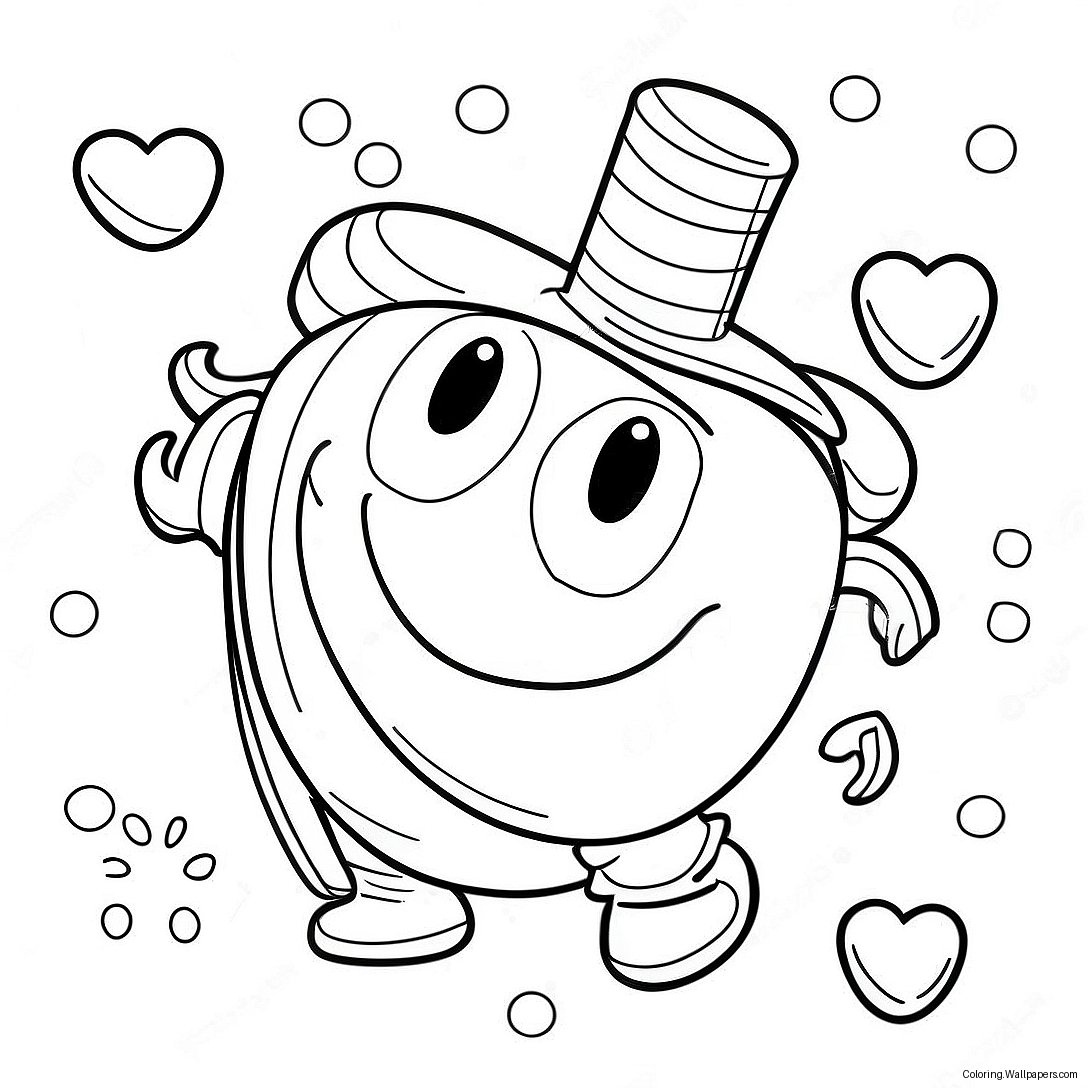 Colorful M&m Characters Coloring Page 5641