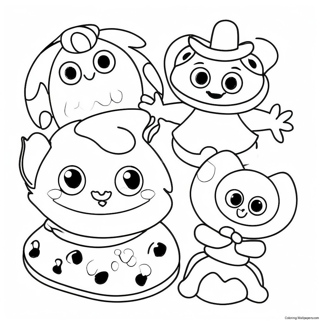 Colorful Misfit Toys Coloring Page 14756