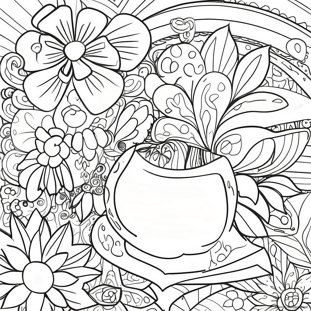 Colorful Pages Coloring Page 25775