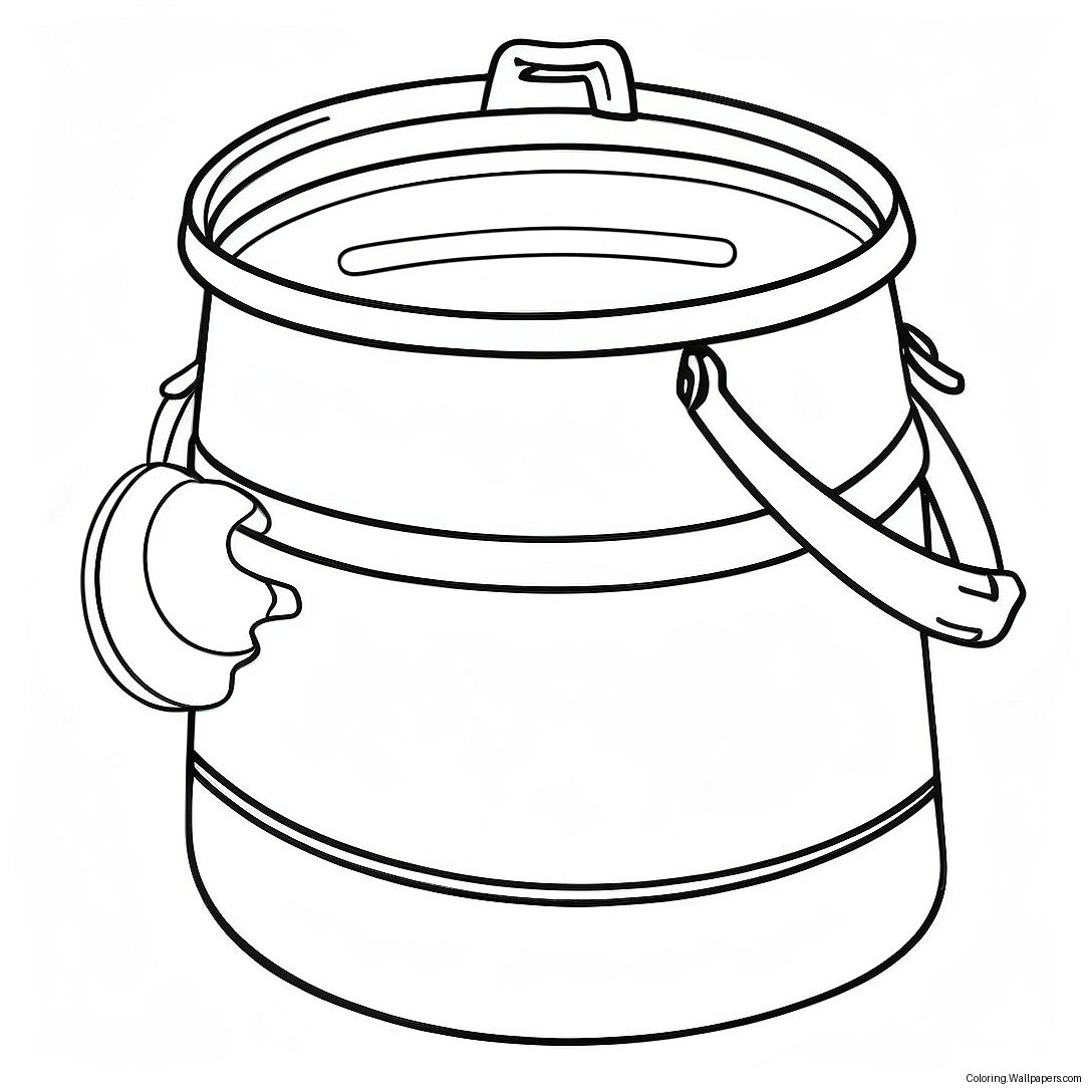 Farverig Malebøtte Clipart Malebog 49129