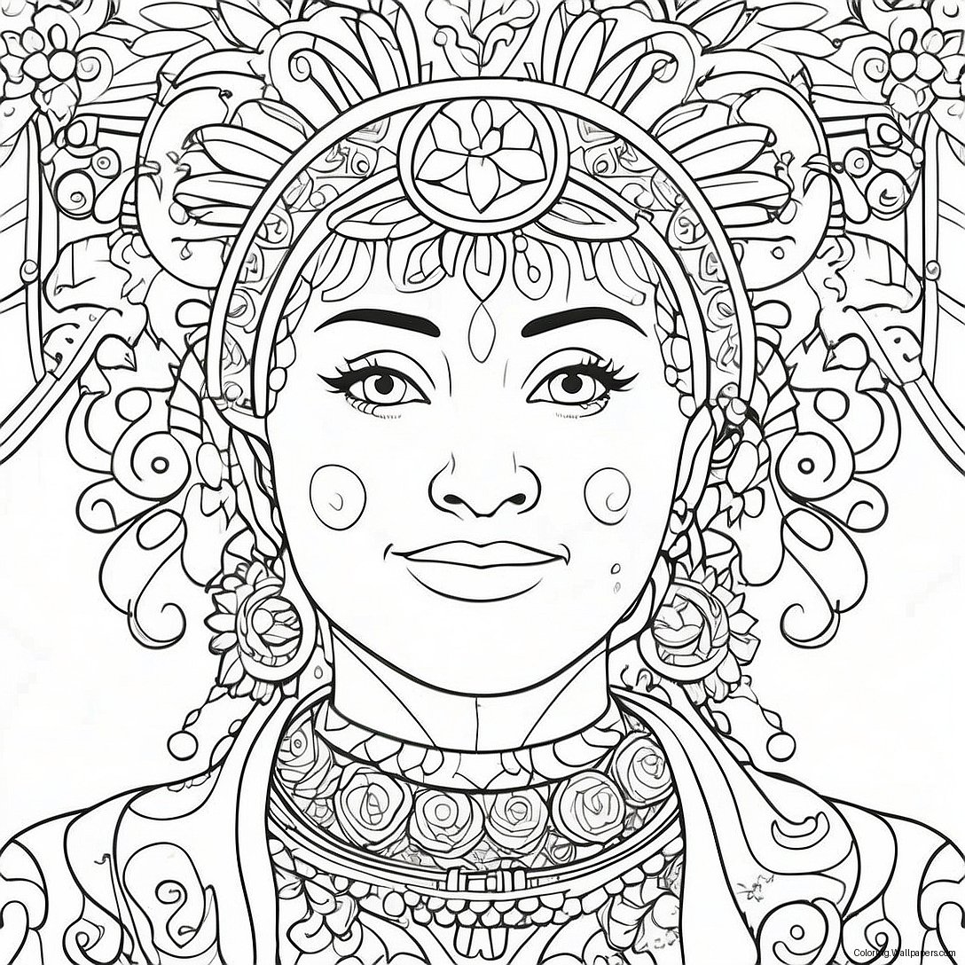 Colorful Pupla Coloring Page 27202