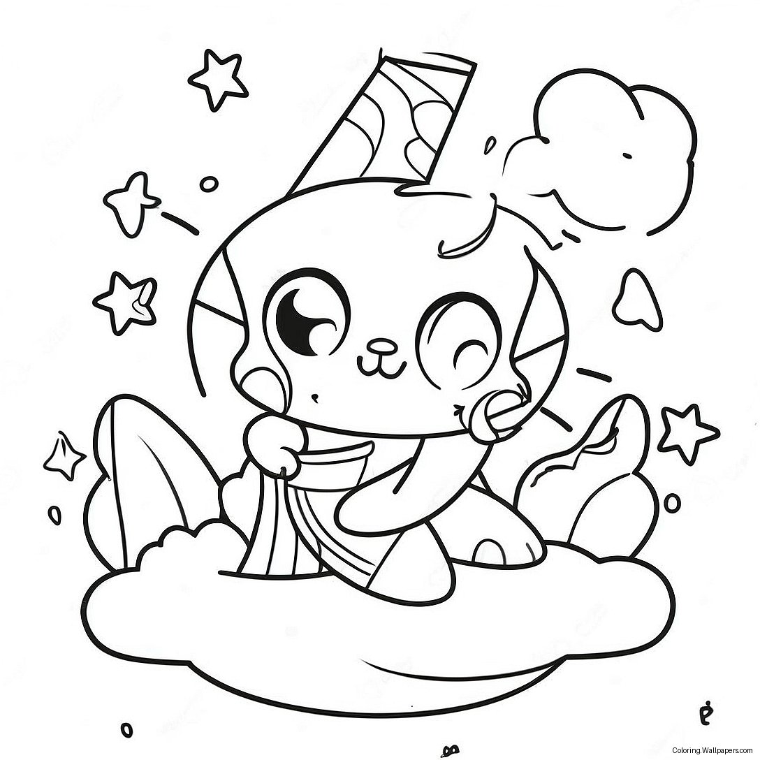 Colorful Rainbow Ruby Adventure Coloring Page 42800