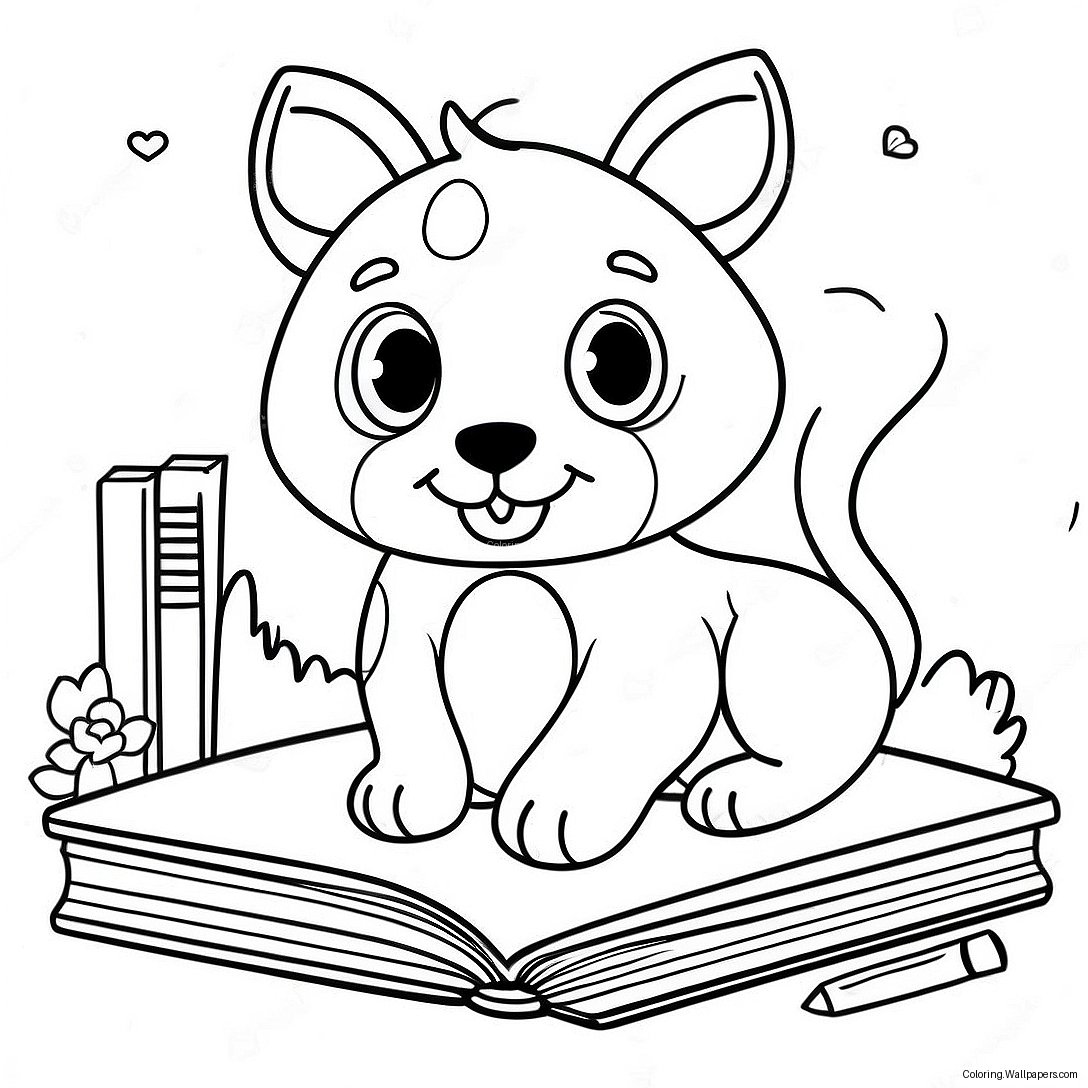 Colorful Reading Log Sheet Coloring Page 57552