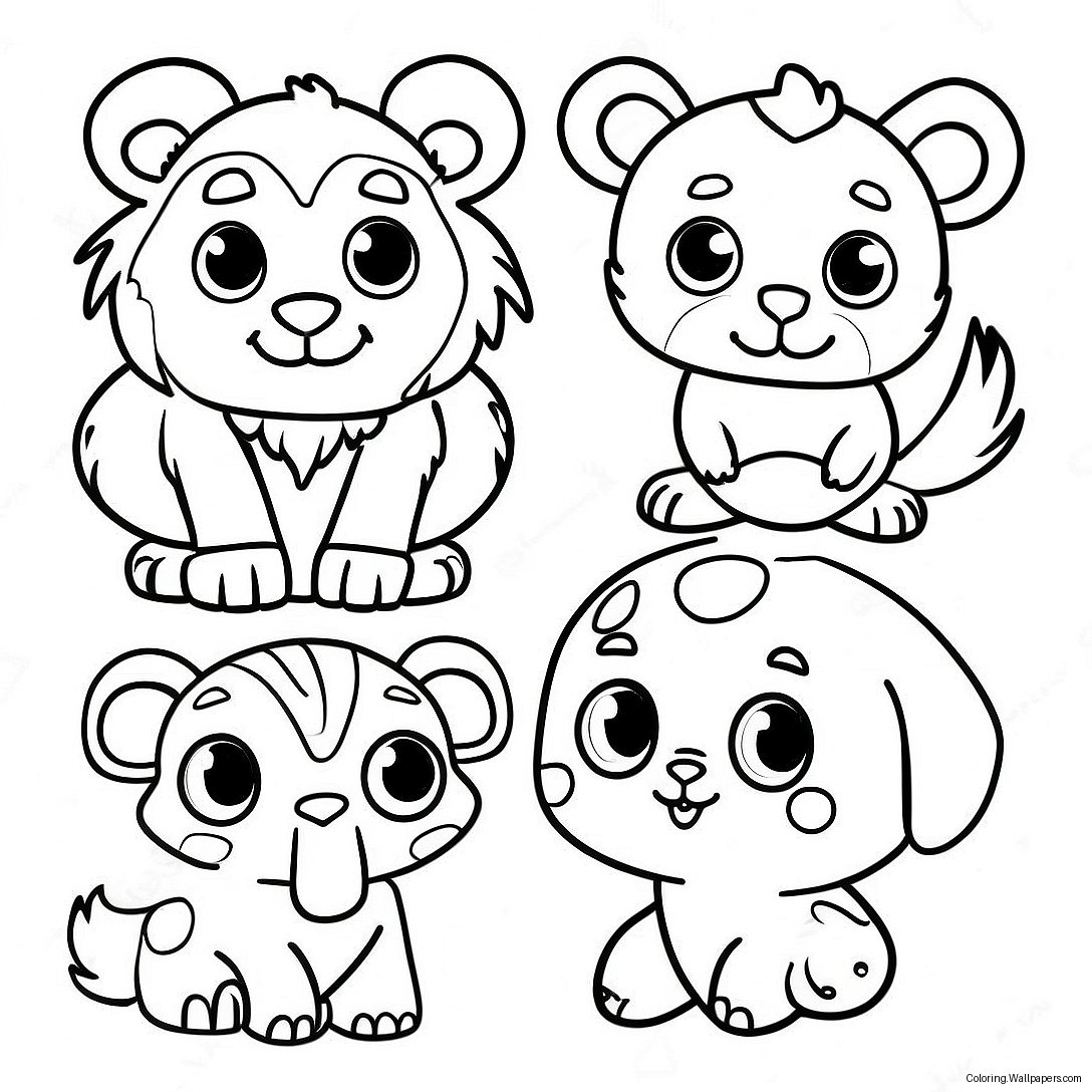 Colorful South American Animals Coloring Page 25911