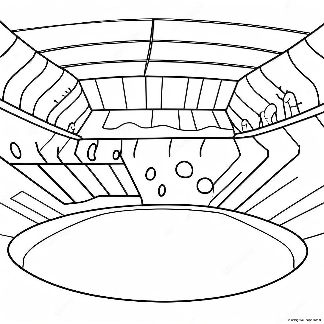 Colorful Trampoline Park Coloring Page 47919