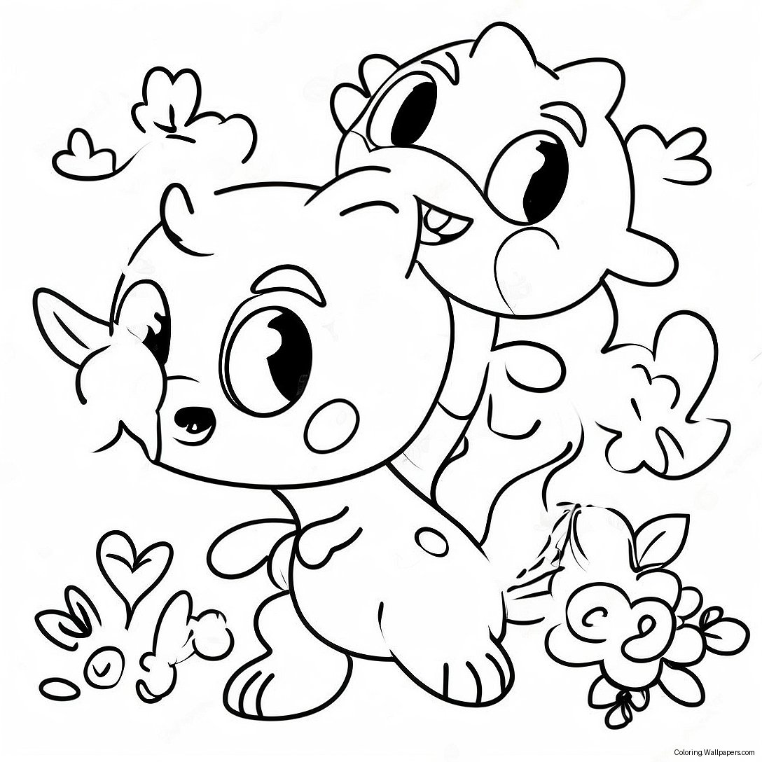 Colorful True And Friends Coloring Page 13608