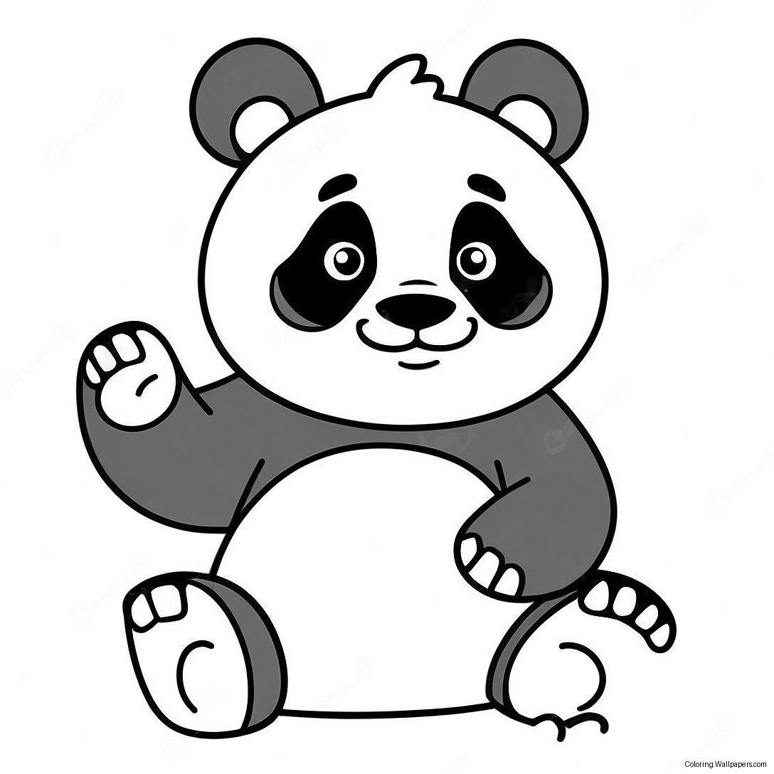 Página Para Colorear De Combo Panda 46282