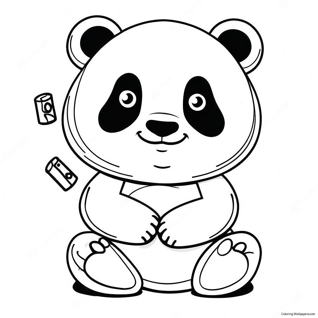 Página Para Colorear De Combo Panda 46284