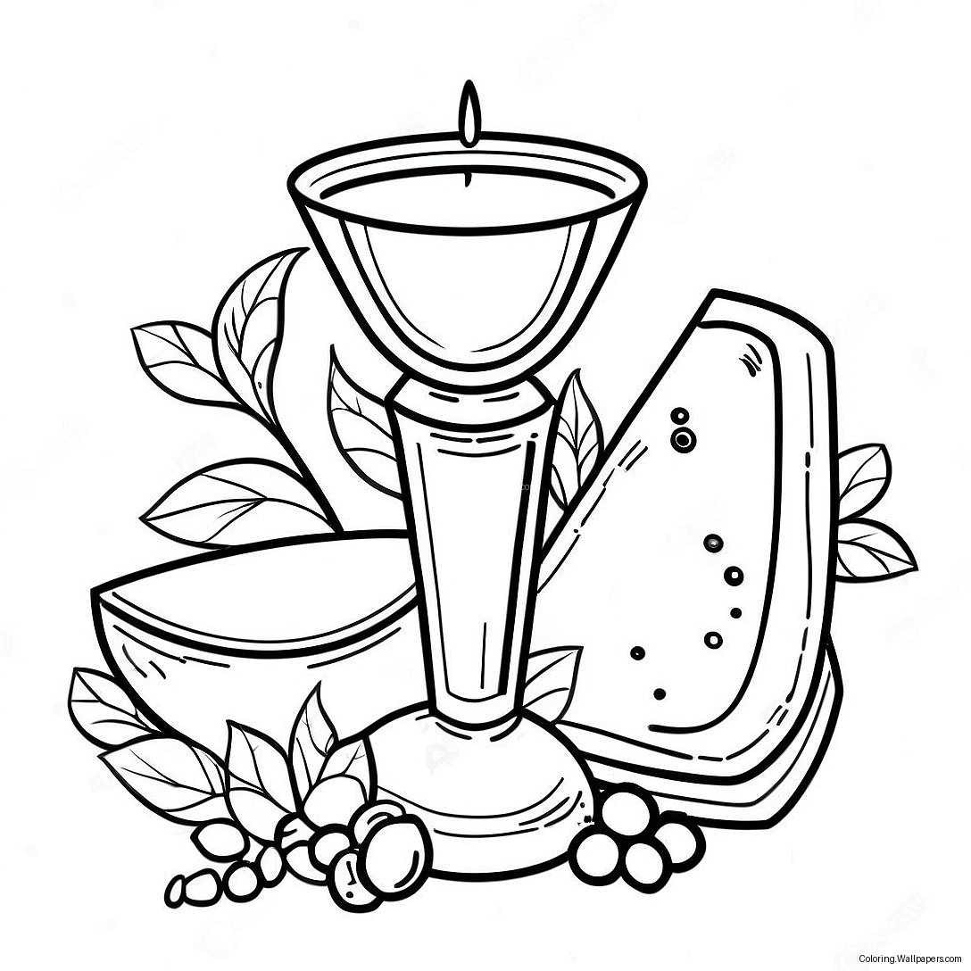 Communion Coloring Page 15565