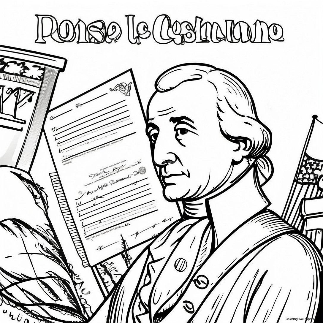 Constitution Coloring Page 15168