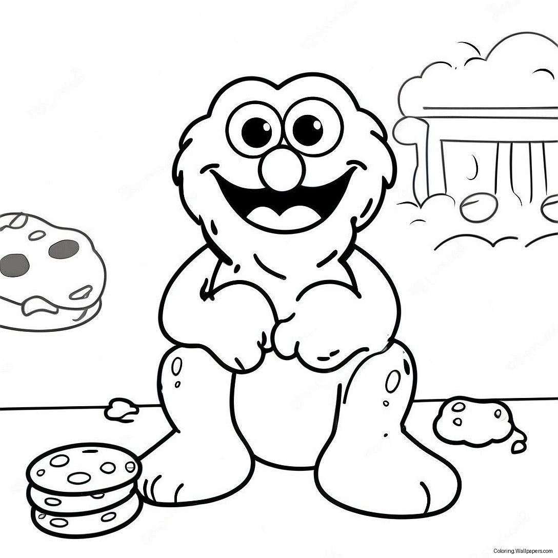 Cookie Monster Malebog 652