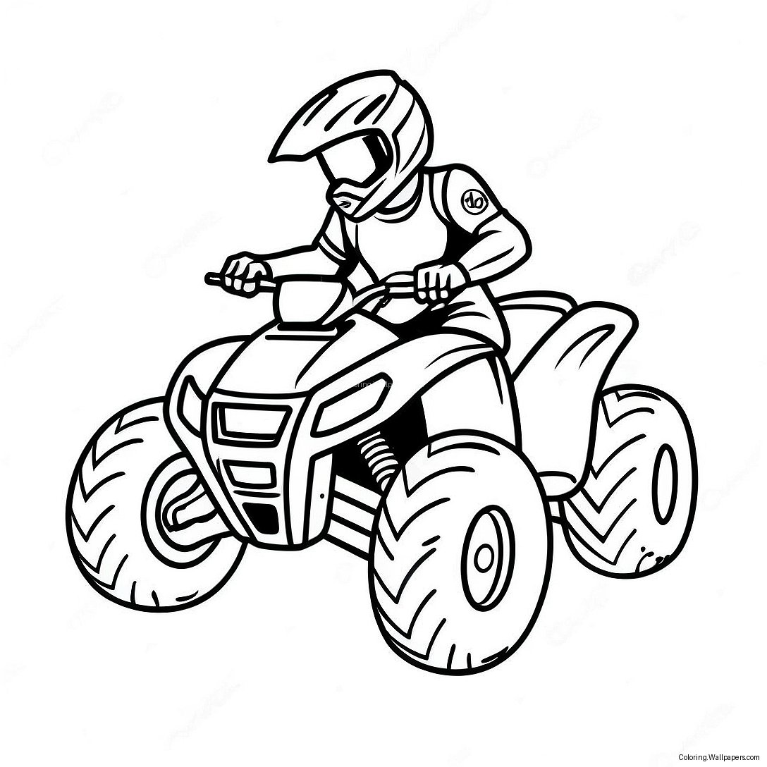 Kult Atv Racing Fargeleggingsark 16953