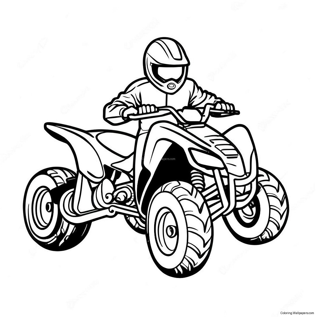 Kult Atv Racing Fargeleggingsark 16956