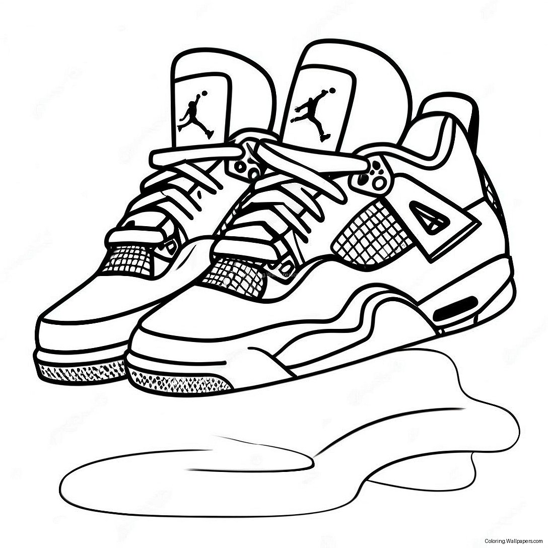 Cool Jordan 4 Sneakers Farveringsider 1314