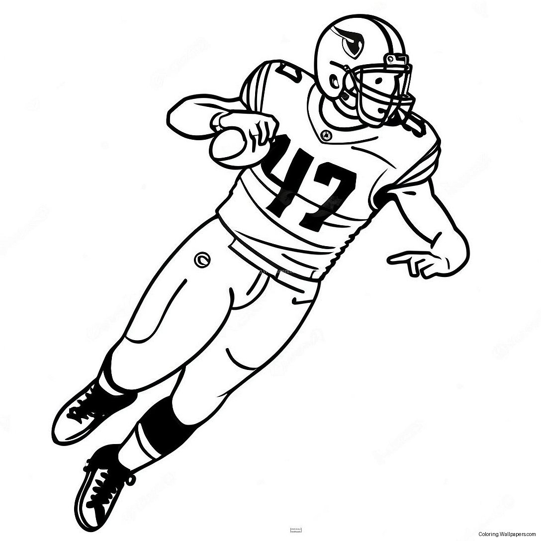 Cooper Kupp Action Shot Coloring Page 35424