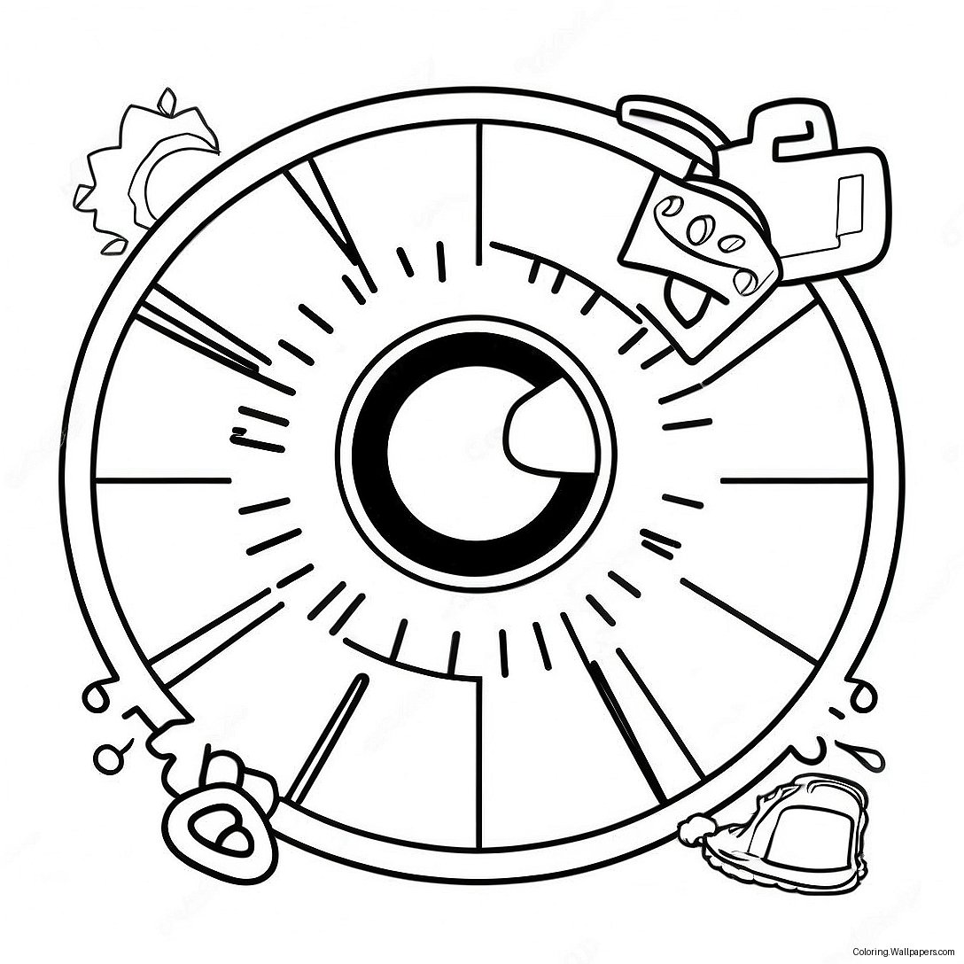 Countdown Coloring Page For Kids 53708