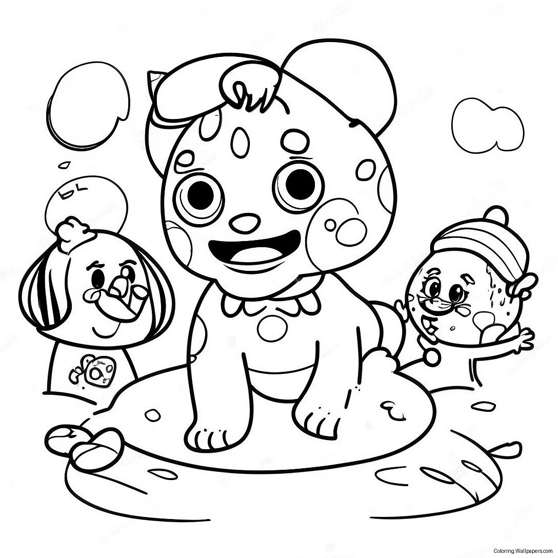 Cousin Fun Day Coloring Page 57779