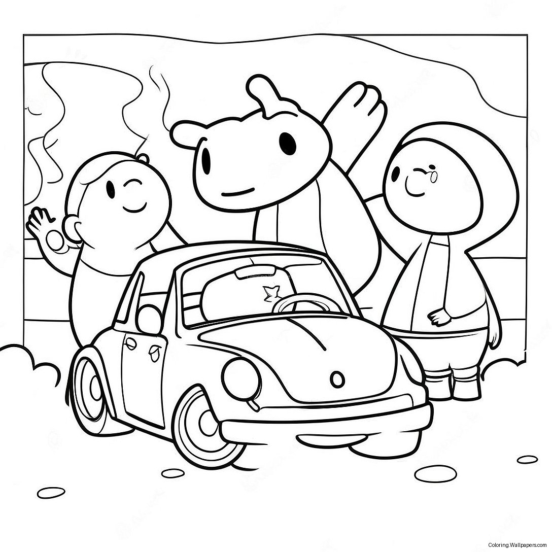 Craig And Friends Adventure Coloring Page 48062