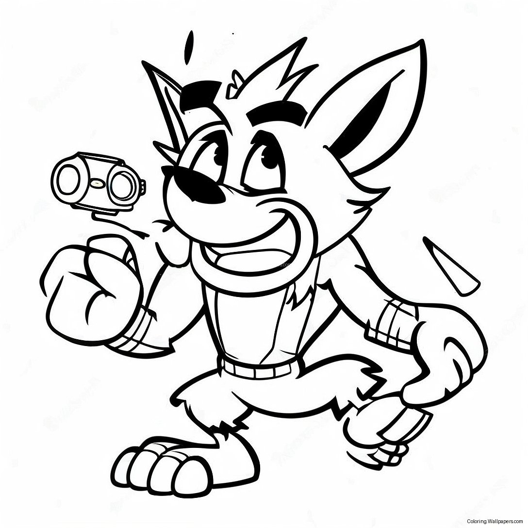 Crash Bandicoot Coloring Page 8998