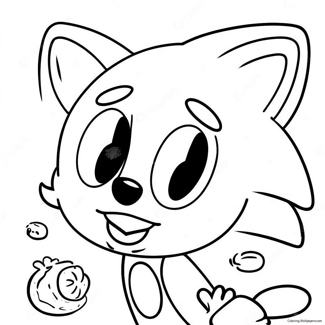 Cream And Cheese Sonic Coloring Page 53164