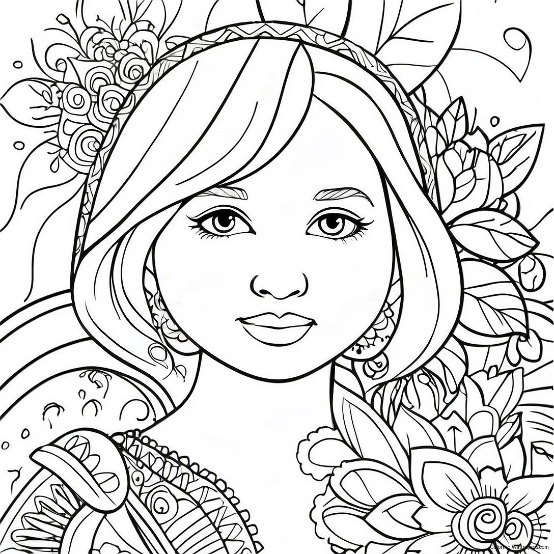 Creative Custom Coloring Page Design 22808