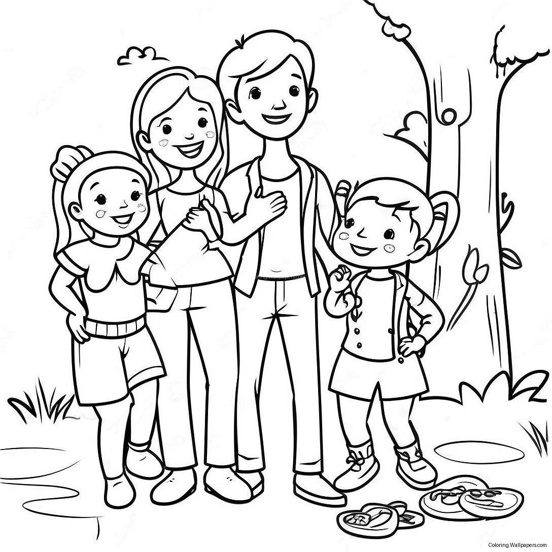 Creative Momjunction Family Coloring Page 16623