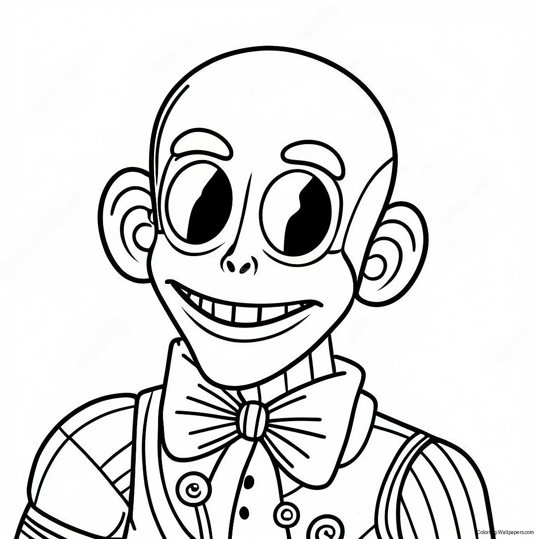 Página Para Colorir Do Ennard Assustador 55300