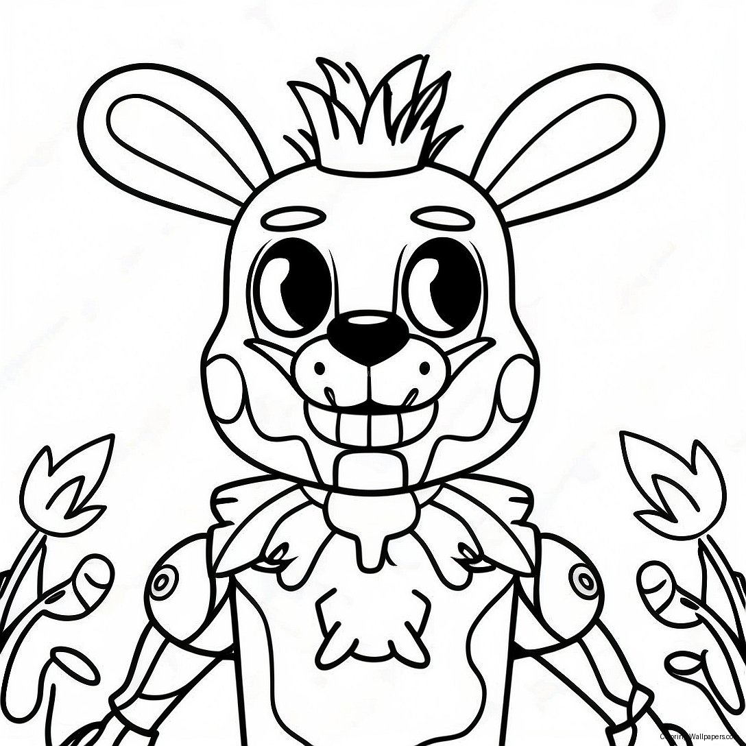 Kauhea Springtrap Fnaf Värityssivu 17424