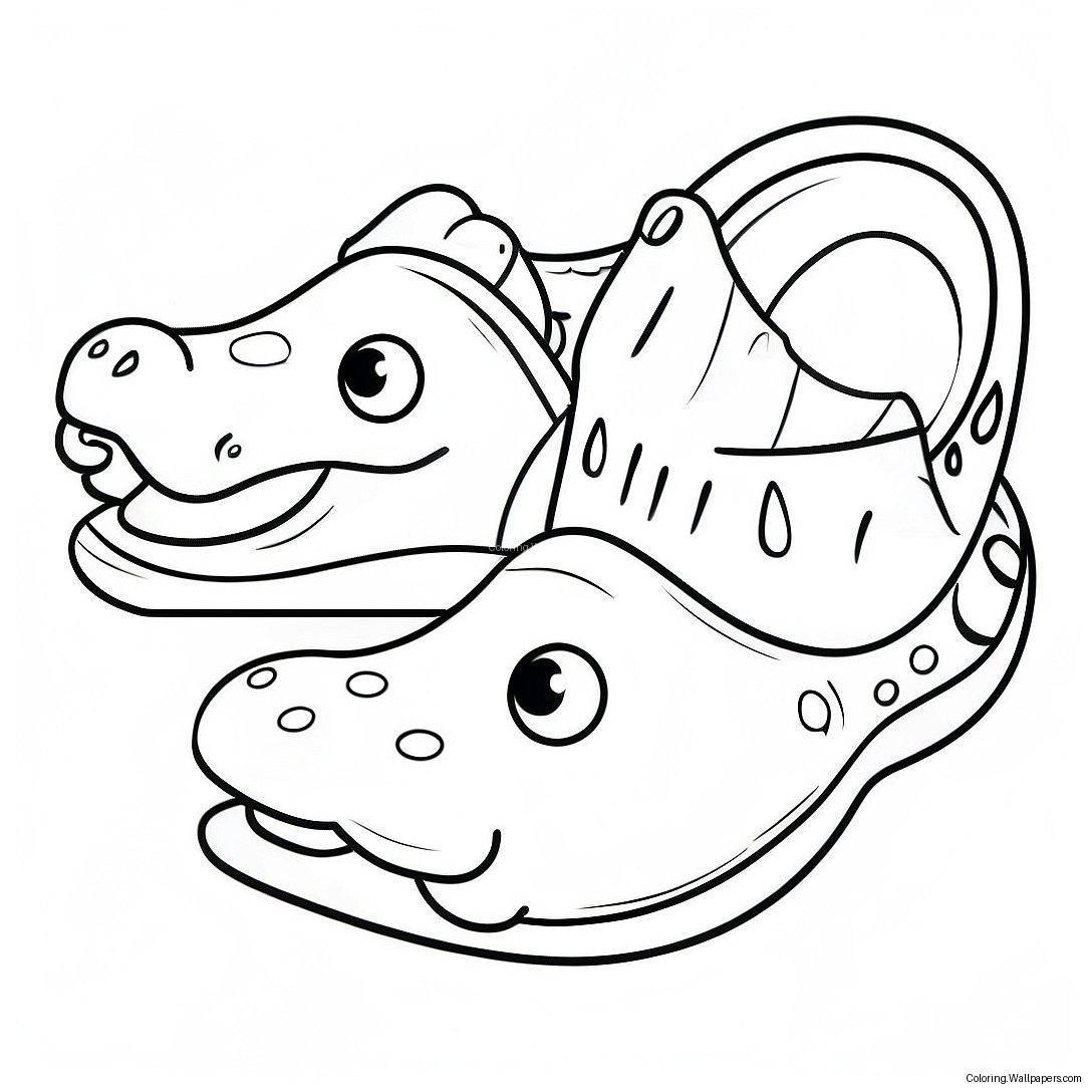 Crocs Kleurplaat 7985