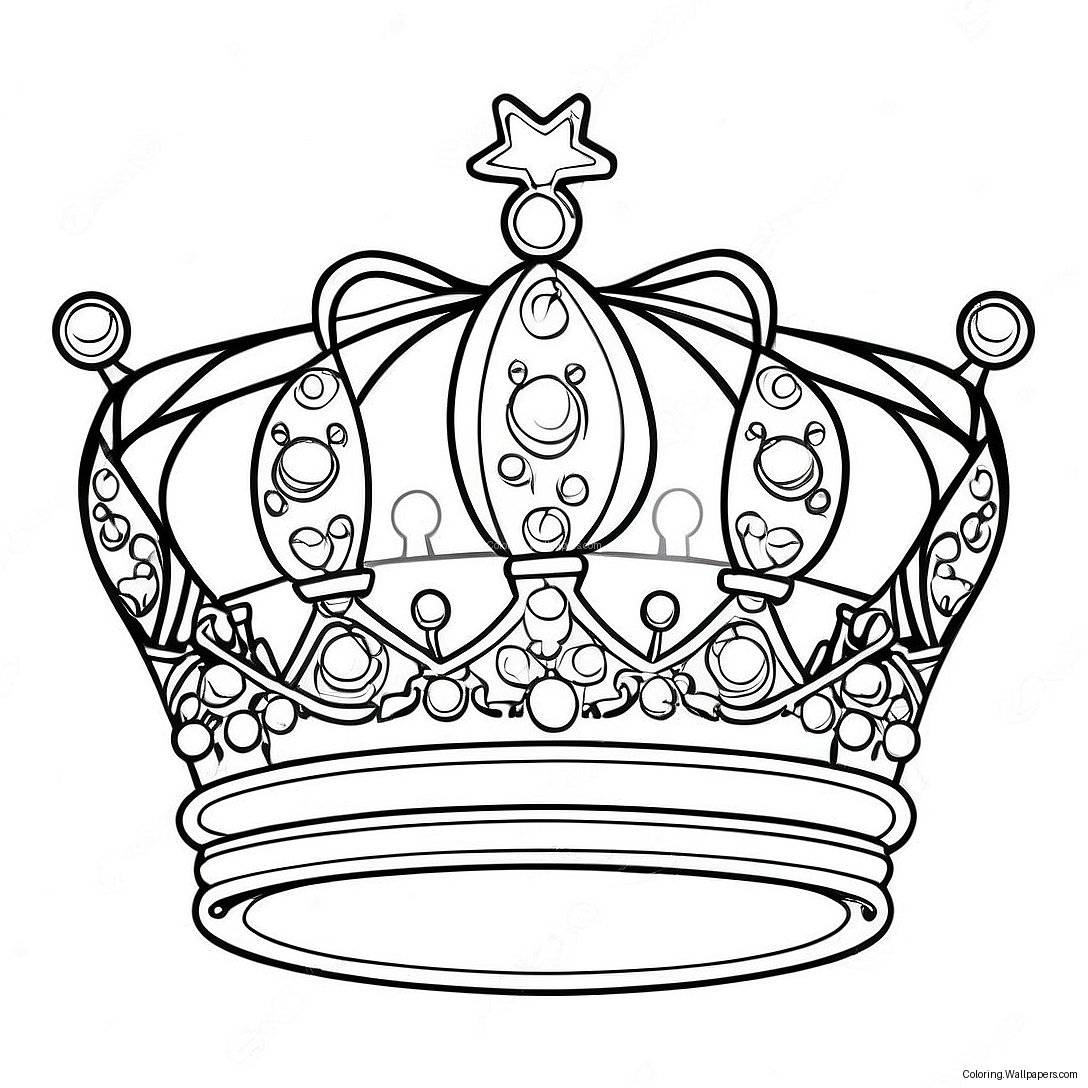 Crown Coloring Page 4309