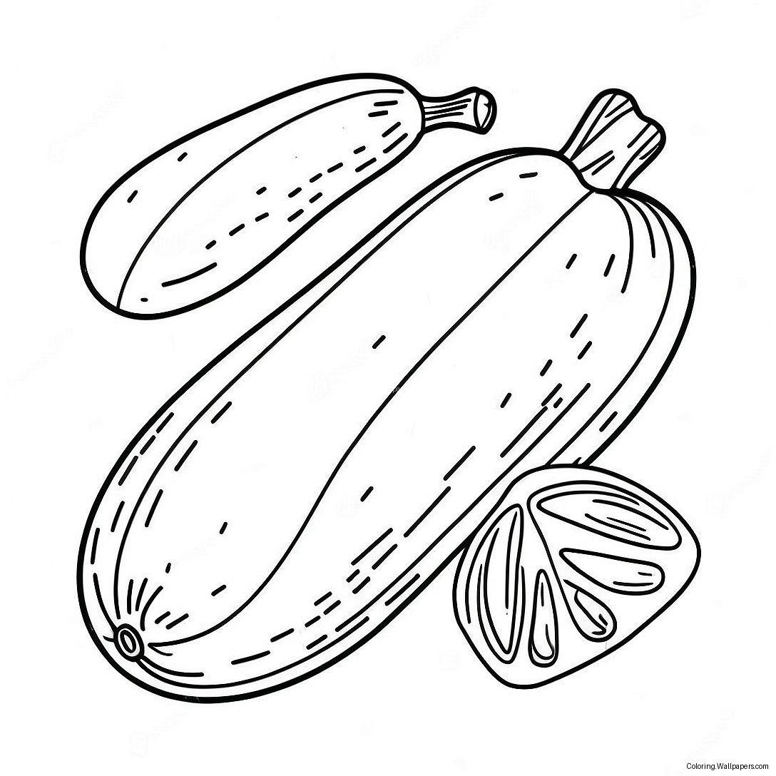 Cucumber Coloring Page 49668